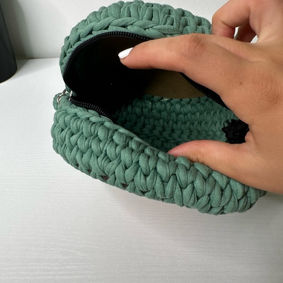 Bag, green bag,handcrafted - Picture 4 of 4